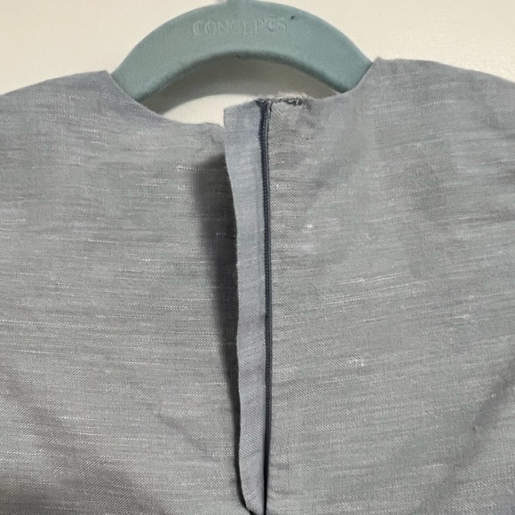 NWT Gap Kids linen/cotton dress, 12-18 months Butterfly eyelet, w/ diaper cover. - Picture 11 of 15